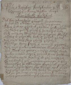 Placz a narzykani przedykantuw ze Ślonska niyznanego autora. Satyra ślōnskŏ z połowy XVII stoleciŏ.