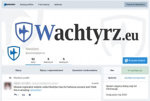 Profil Wachtyrza na Mastodonie