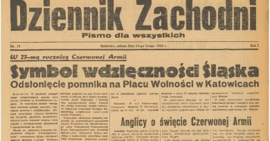Z dawnej prasy śląskiej: “Dziennik Zachodni” 1945 Z dawnej prasy śląskiej: “Dziennik Zachodni” 1945