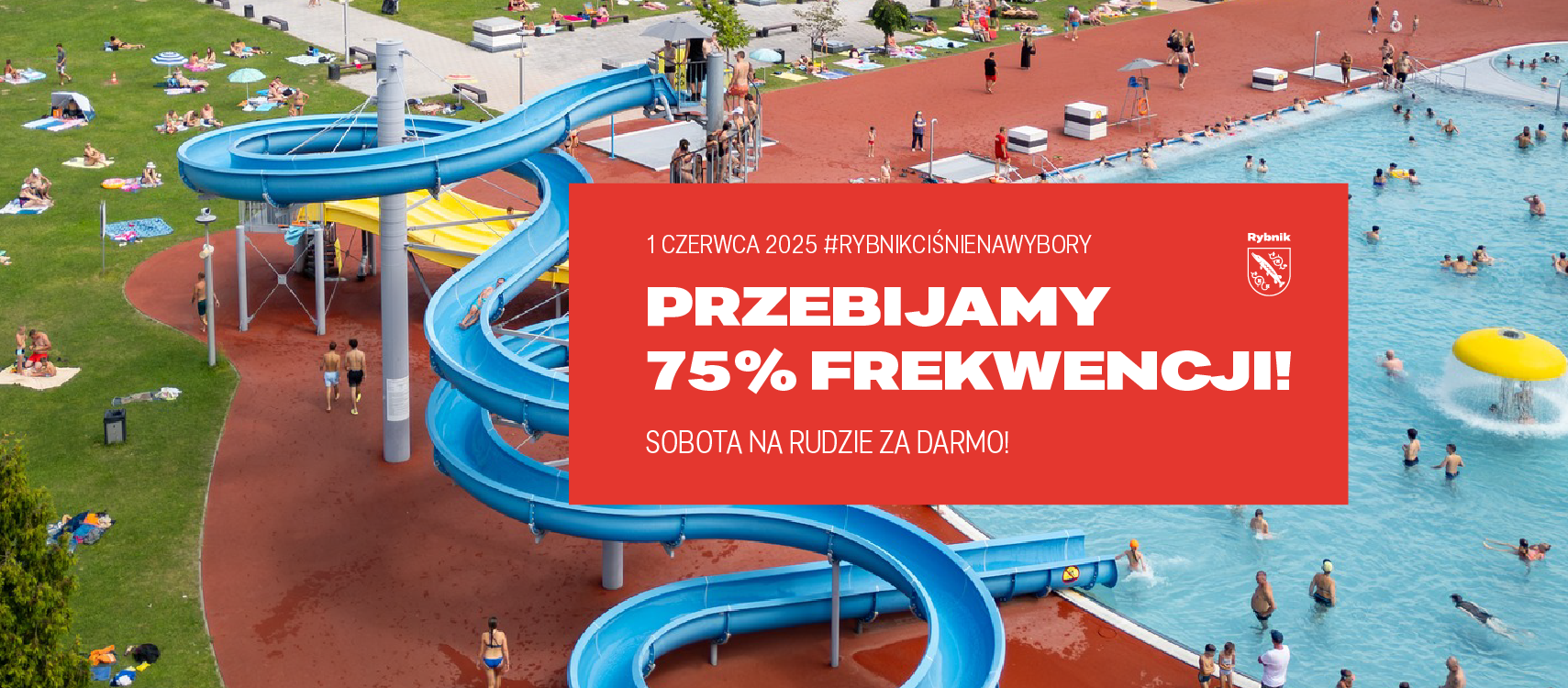 Rybnik: Basen Ruda za frekwencję