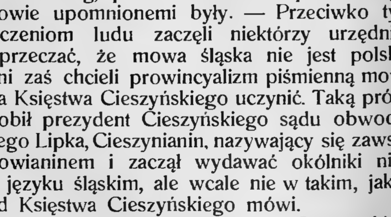 Wspomnienie Lipki z pamiętnika Pawła Stalmacha
