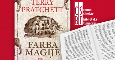 Terry Pratchett po ślōnsku – kōnsek „Farby Magije”