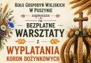 Tradycja pleciona złotym kłosem. Bezpłatne szkolenie